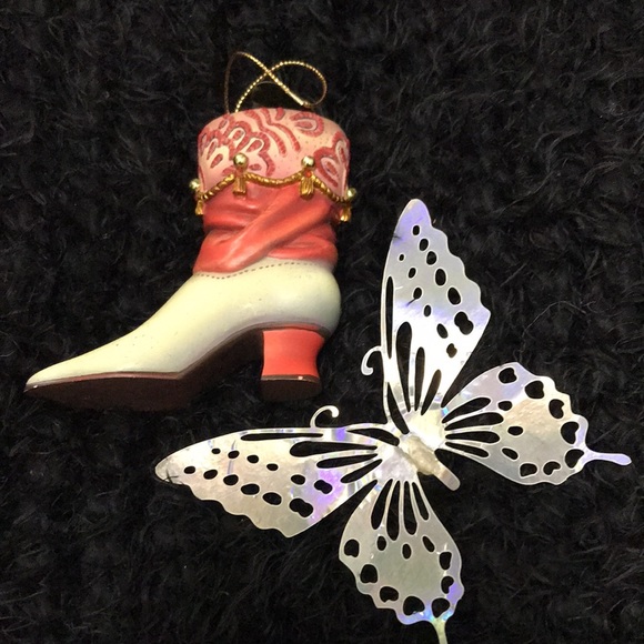 “Princess Paisley” Heirloom Ornament Shoe/Boot Decor - Picture 9 of 13